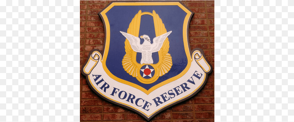 Bronze Military Plaques And Seals Air Force Reserve, Logo, Emblem, Symbol, Animal Free Png Download