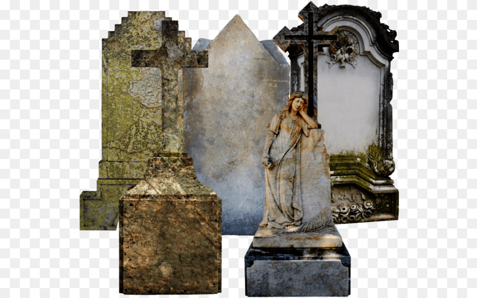 Bronze Sculpture, Cross, Symbol, Tomb, Adult Png Image