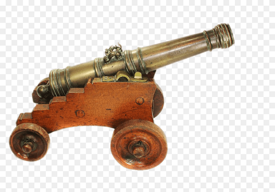 Bronze Signal Cannon, Weapon, Machine, Wheel, Smoke Pipe Free Png