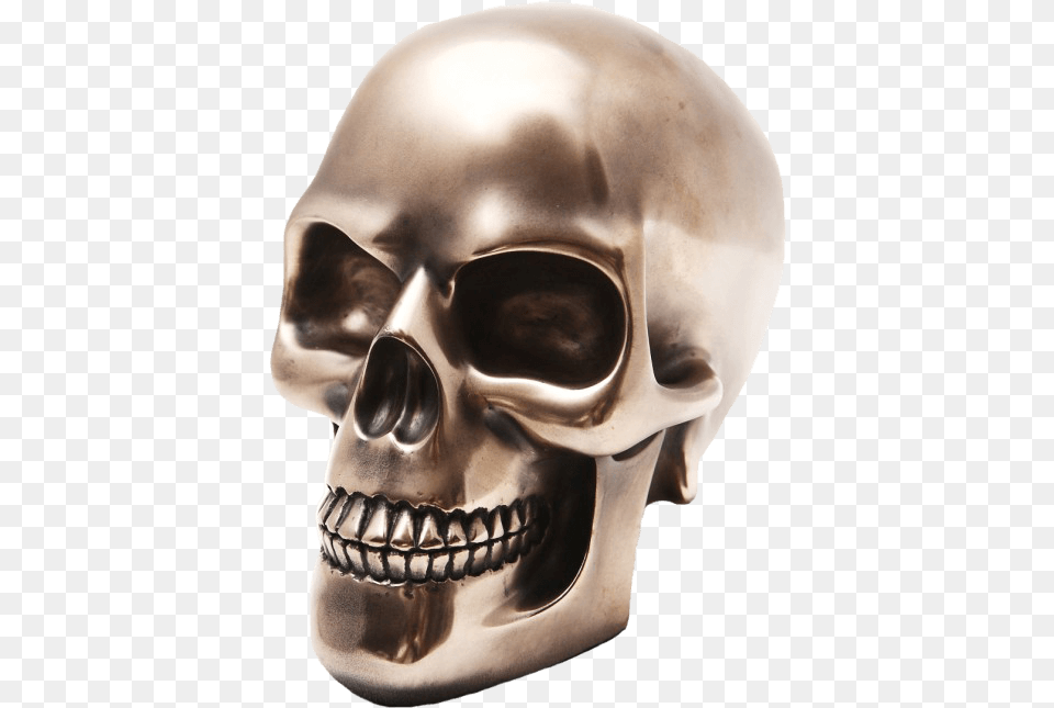 Bronze Skull Skull, Baby, Person, Head, Face Free Png