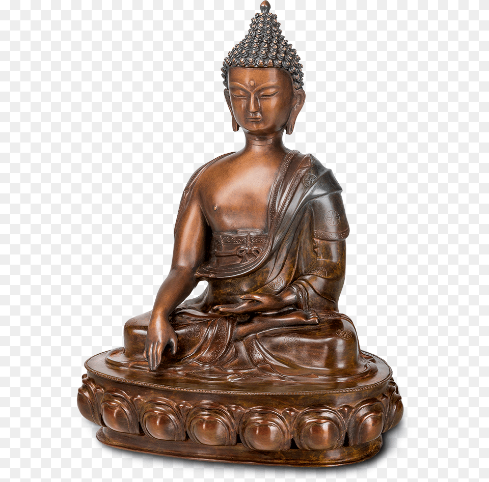 Bronzefigur Buddha Sakyamuni Von Atelier Strassacker Gautama Buddha, Prayer, Art, Person, Man Free Transparent Png