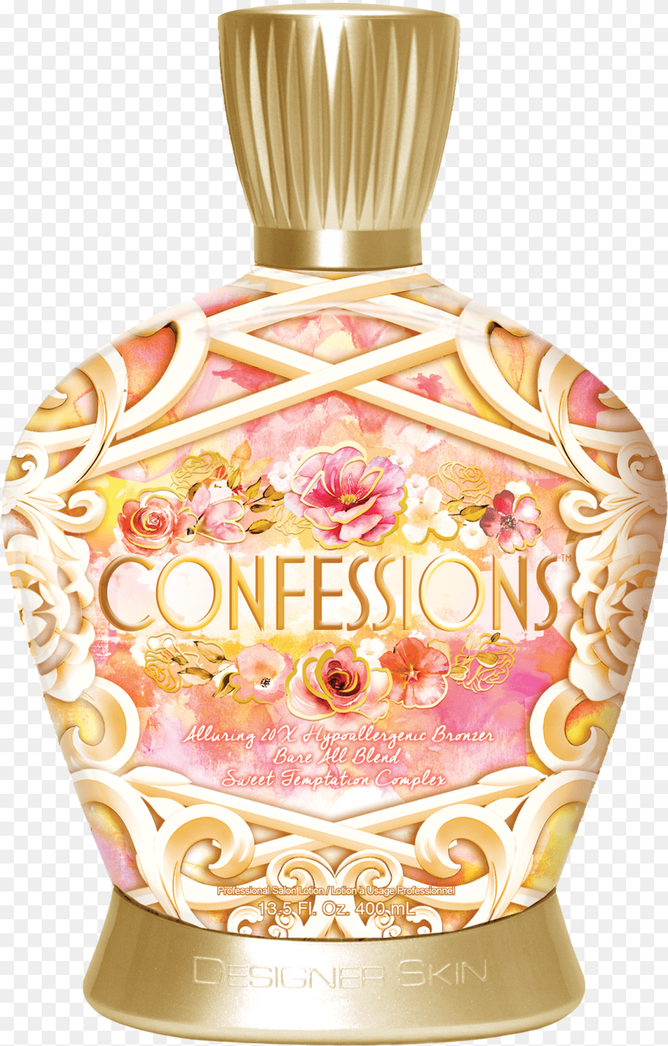Bronzer Designer Skin, Bottle, Cosmetics, Perfume, Flower Png Image