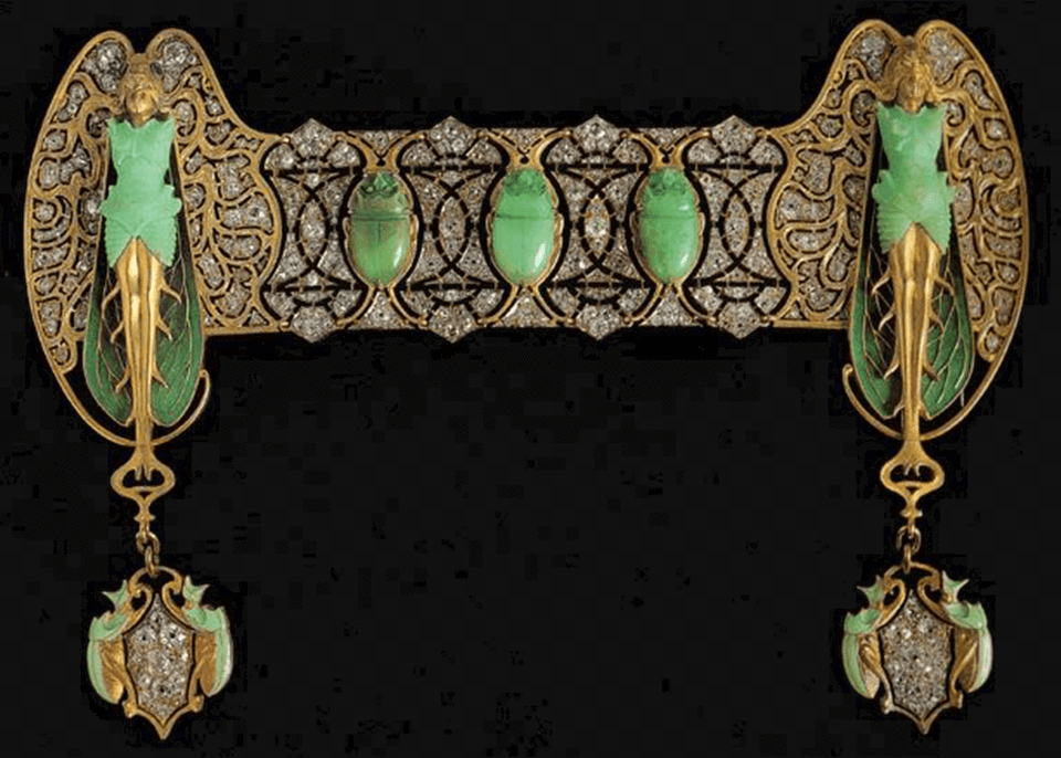 Brooch By Rene Lalique Rene Lalique, Accessories, Bronze, Earring, Jewelry Png Image