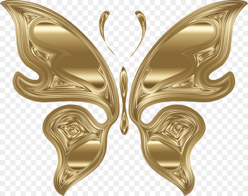 Brooch Clipart Mariposa Dorada, Bronze, Gold, Accessories, Jewelry Free Transparent Png