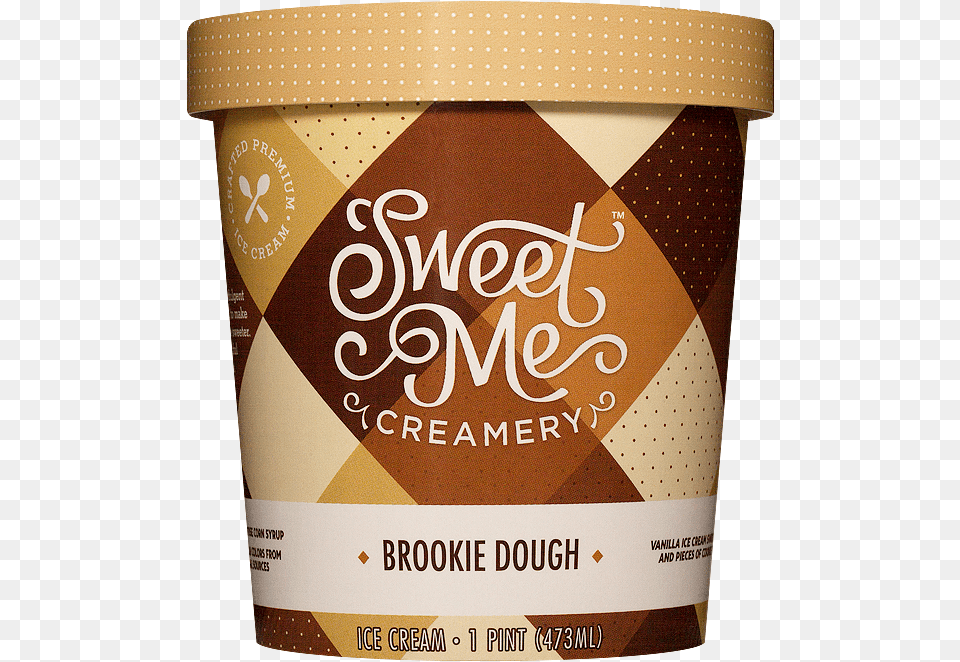 Brookie Dough Sweet Me Ice Cream, Dessert, Food, Ice Cream, Cup Free Png Download