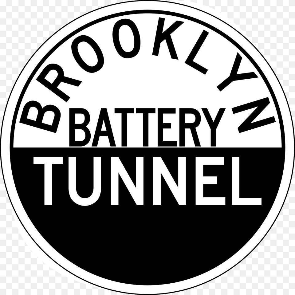 Brooklyn Battery Tunnel Shield Clipart, Logo, Disk, Architecture, Building Png Image