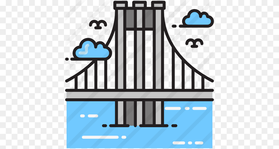 Brooklyn Bridge, Suspension Bridge, Blackboard Png