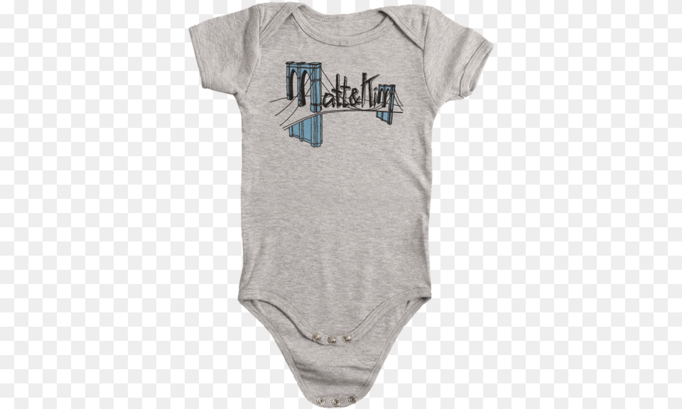 Brooklyn Bridge Baby Onesie Brooklyn, Clothing, T-shirt, Person Free Png Download