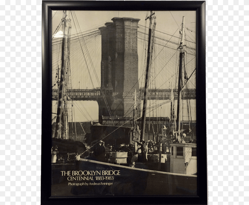 Brooklyn Bridge Centennial Picture Frame, Boat, Water, Vehicle, Transportation Free Transparent Png