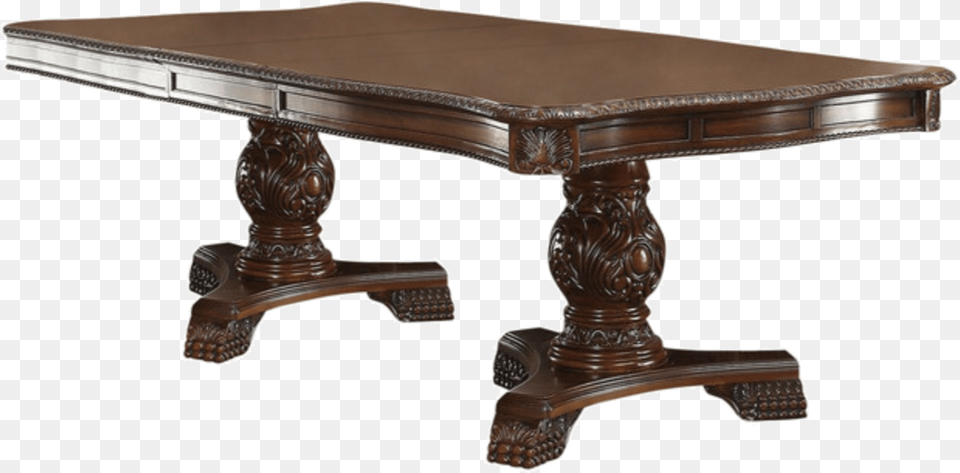 Brooklyn Double Pedestal Dining Table Coffee Table, Coffee Table, Dining Table, Furniture Png Image