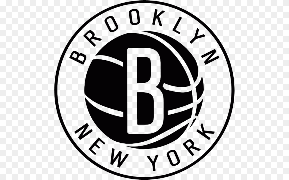 Brooklyn Nets Alternate Logo, Emblem, Symbol, Ammunition, Grenade Png