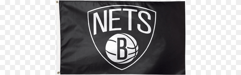 Brooklyn Nets Flag Brooklyn Nets, Text, Logo, Symbol Png Image