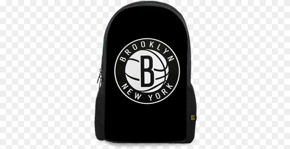 Brooklyn Nets Printed Backpack Brooklyn Nets Logo, Bag Free Transparent Png