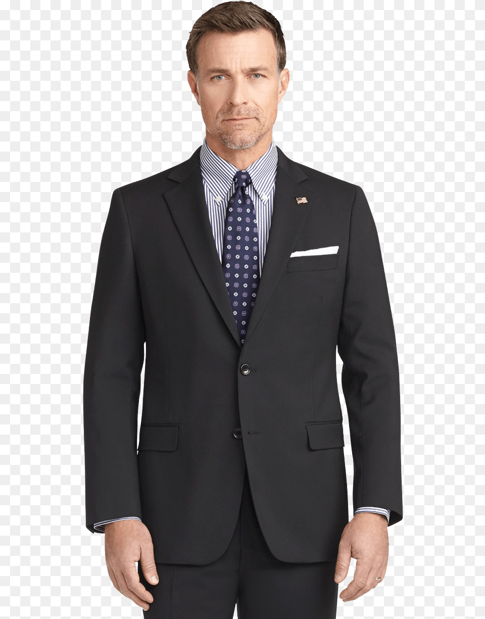 Brooks Brothers Suit President Fitzgerald Grant Dress Brooks Brothers 1818 Charcoal Suit, Accessories, Blazer, Clothing, Coat Free Png Download
