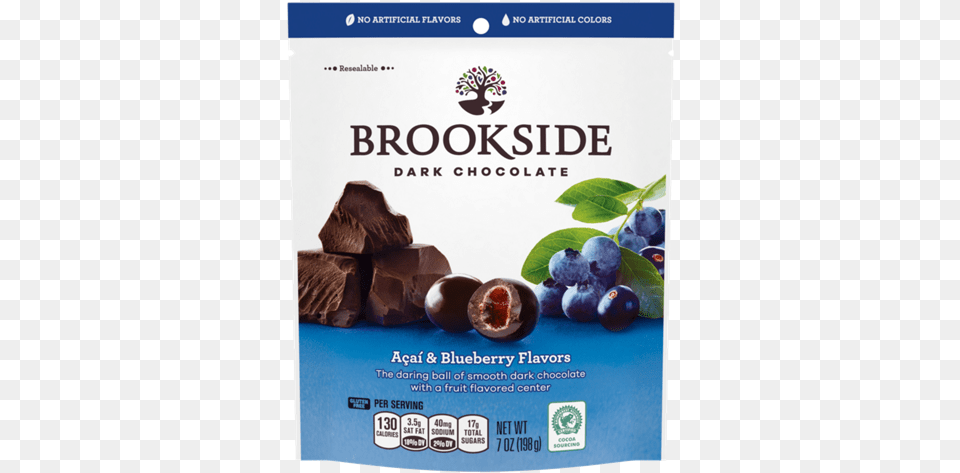 Brookside Dark Chocolate Brookside Blueberries, Berry, Food, Fruit, Plant Free Png