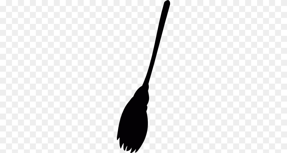 Broom, Cutlery, Silhouette Free Png Download