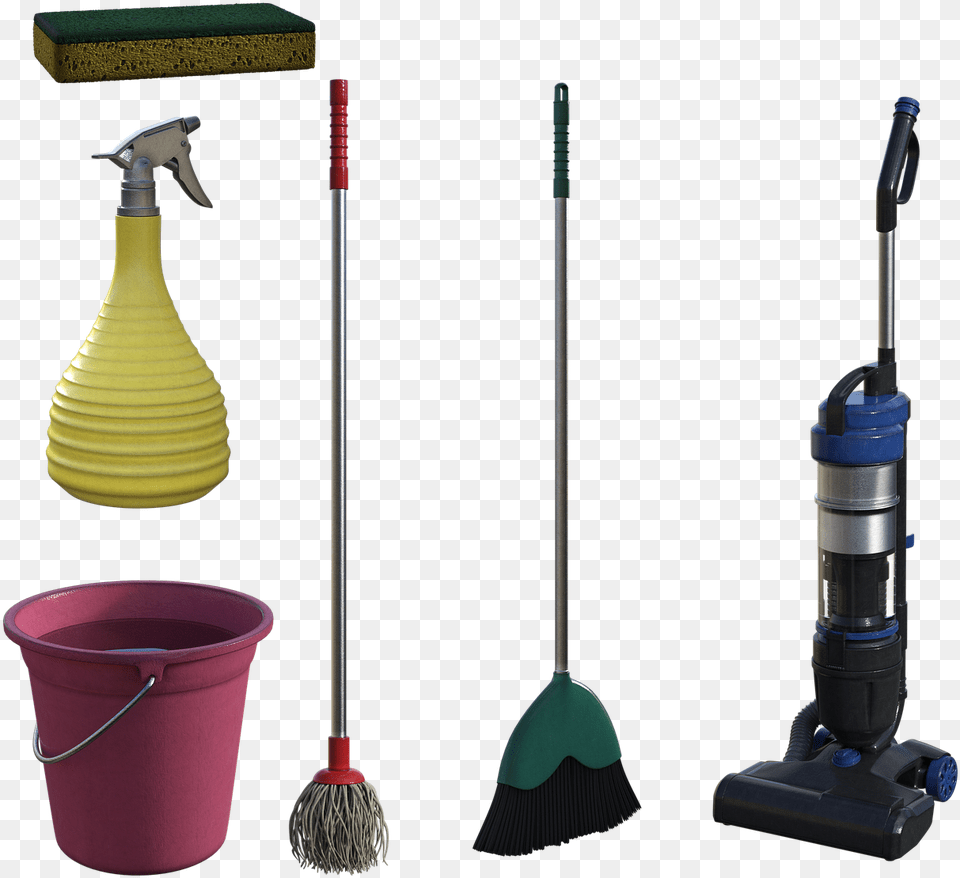 Broom, Cleaning, Person, Device, Mace Club Free Png Download