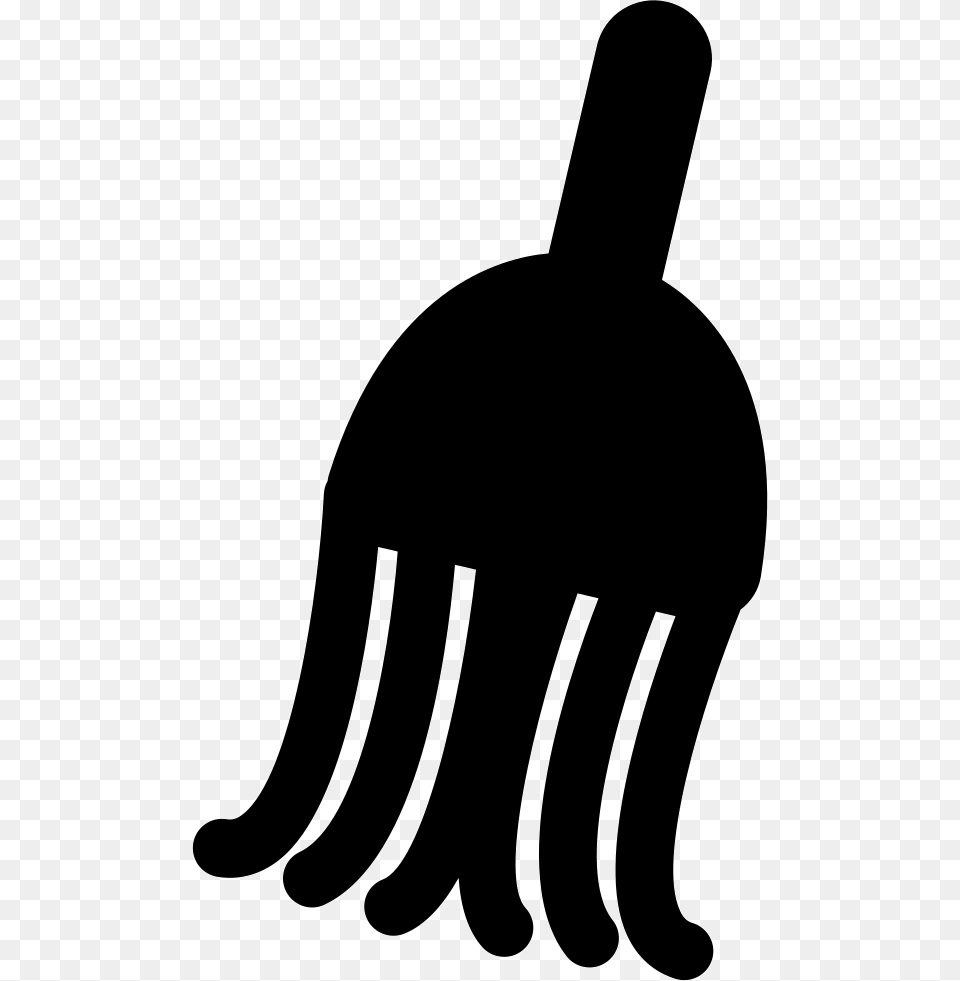 Broom Black Silhouette Broom, Cutlery, Fork, Animal, Kangaroo Png Image