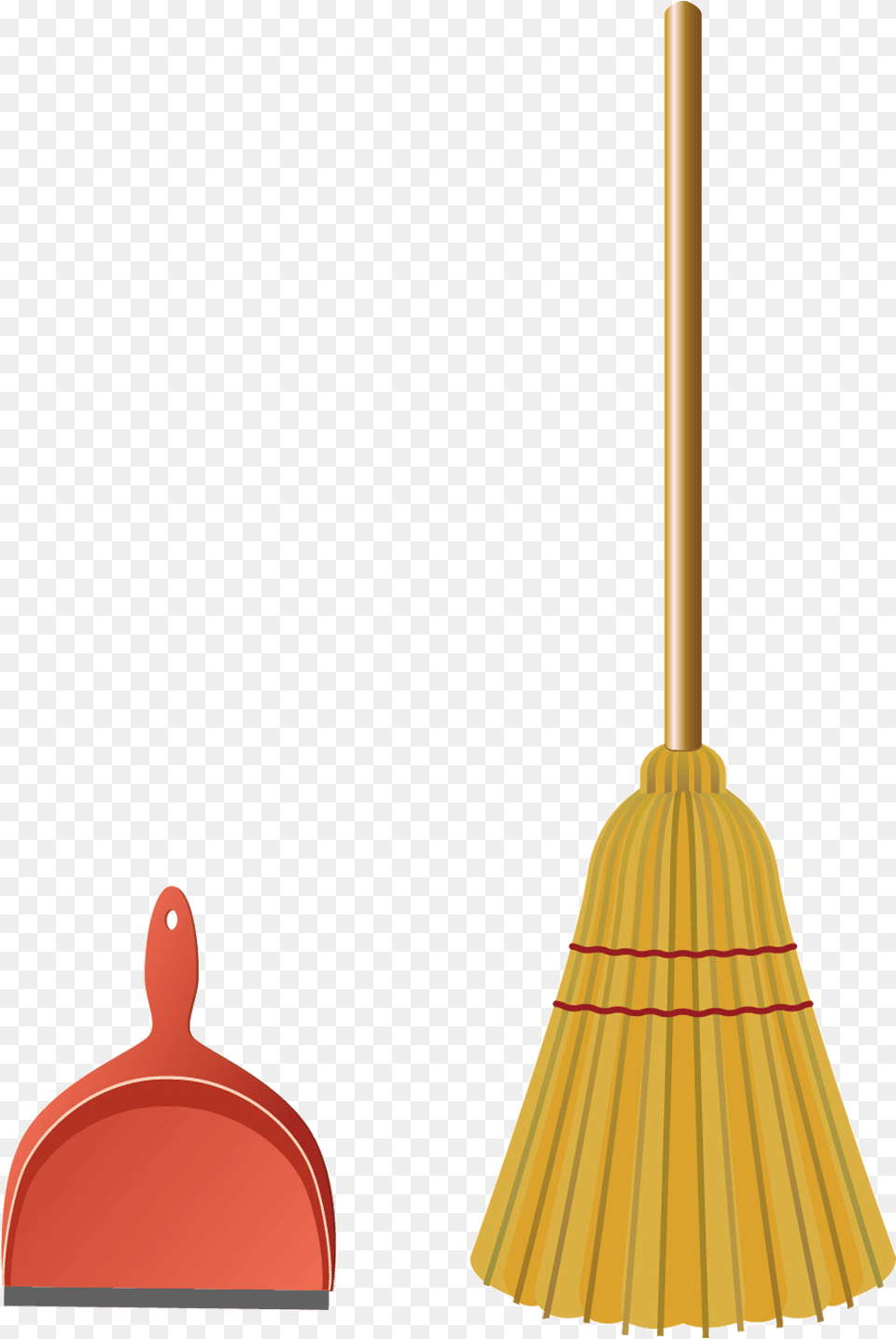 Broom Cleaning Illustration Cartoon Image Broom And Dustpan Cartoon Free Png Download