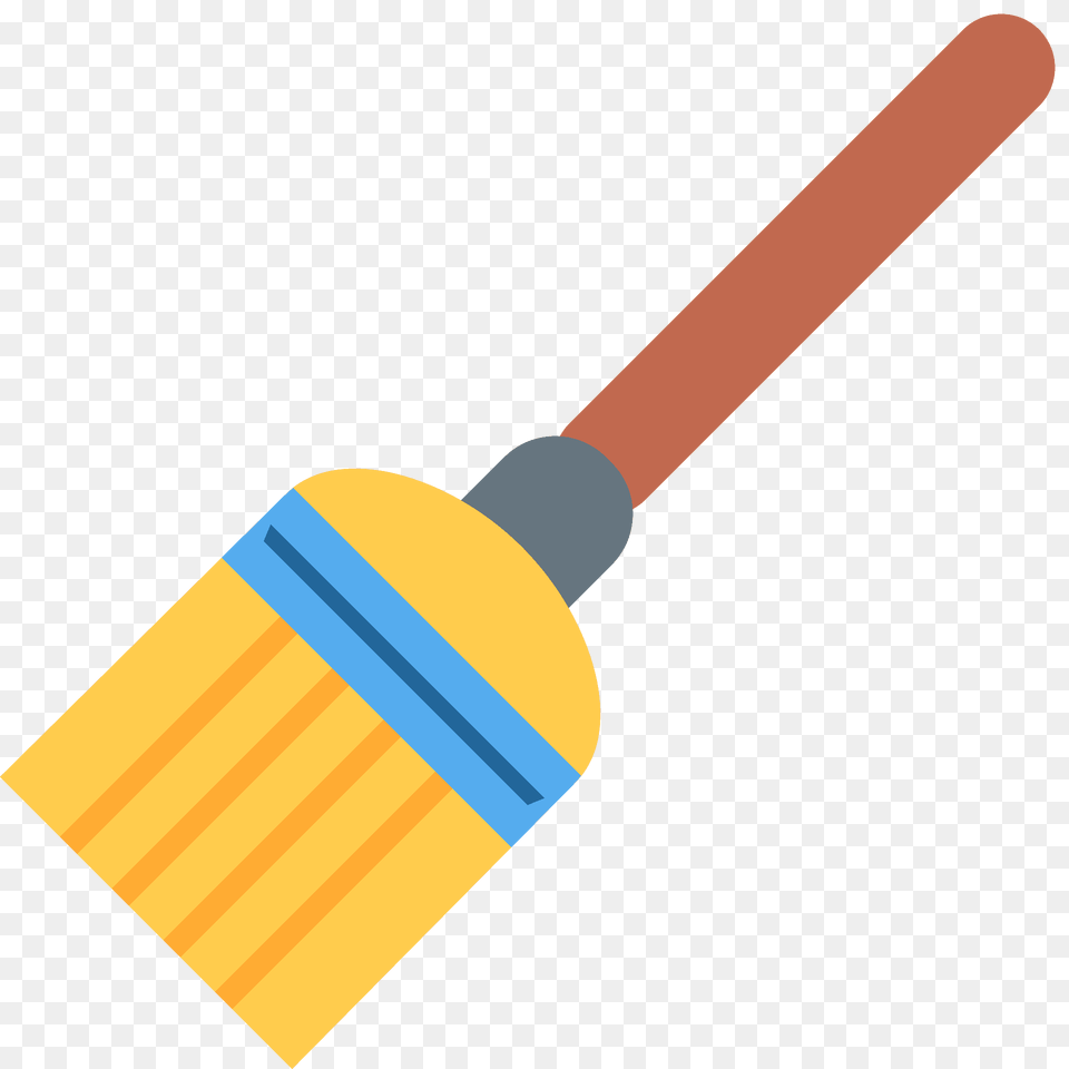 Broom Emoji Clipart, Brush, Device, Tool Free Png