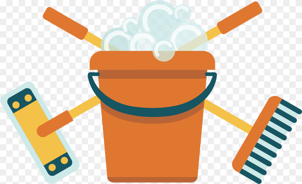 Broom Mop Bucket Broom And Mop Cartoon, Dynamite, Weapon Free Png