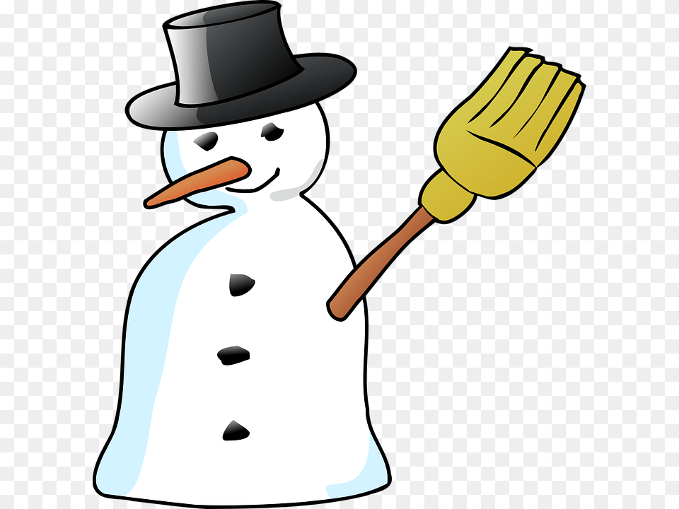Broom Snowman Clipart Explore Pictures, Nature, Outdoors, Winter, Snow Free Png Download