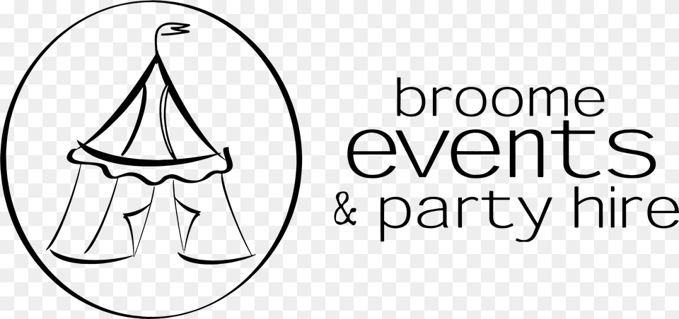 Broome Events And Party Hire Line Art, Gray Png