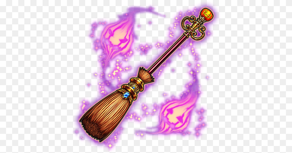 Broomstick Grand Summoners Wiki Illustration, Purple, Smoke Pipe Free Png Download