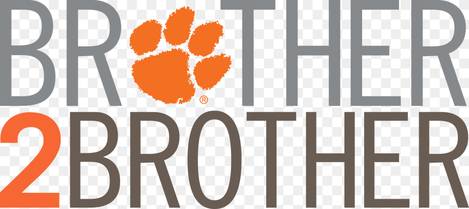 Brother 2 Brother Ncaa Removable Laptop Sticker Clemson Tigers, Text Free Png