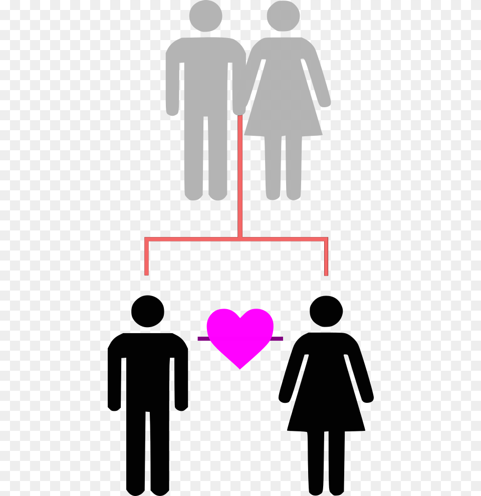 Brother And Sister, Heart, Symbol, Person Png Image