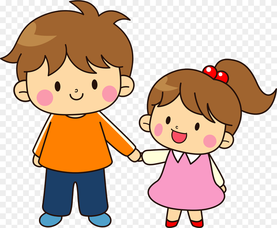 Brother And Sister Clipart, Baby, Person, Face, Head Free Png
