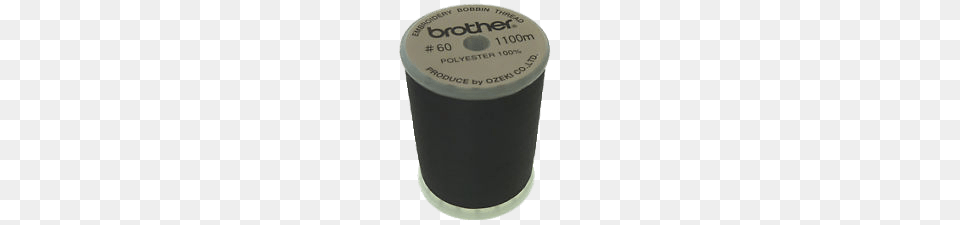 Brother Bobbin Of Black Thread, Can, Tin, Cylinder Free Transparent Png
