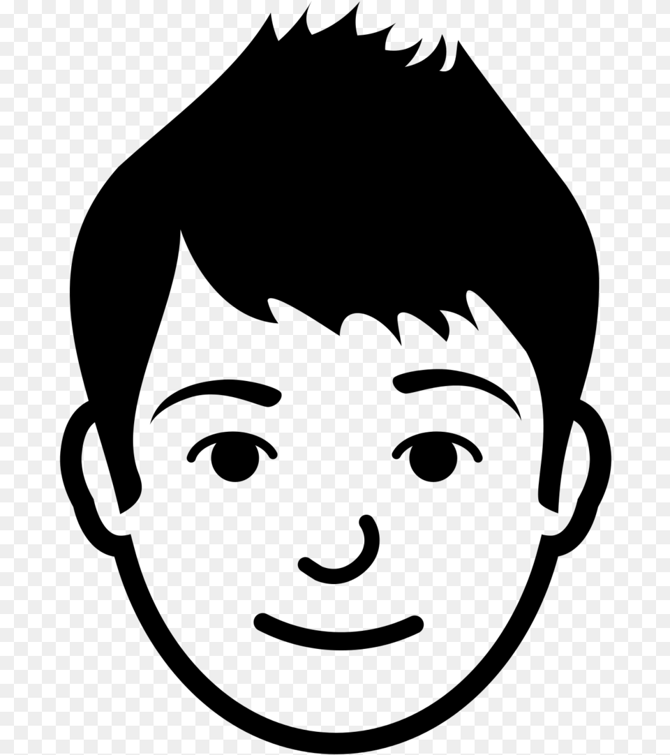 Brother Face Clipart Black And White 6 Brother Face Clipart Black And White, Gray Free Transparent Png