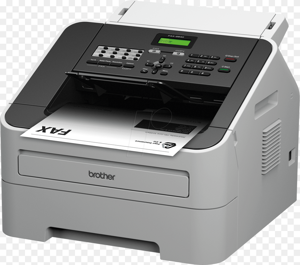Brother Fax2840g Brother Fax Machine At Reichelt Elektronik Brother Fax 2840 Monochrome Laser Fax Copier, Computer Hardware, Electronics, Hardware, Printer Free Transparent Png