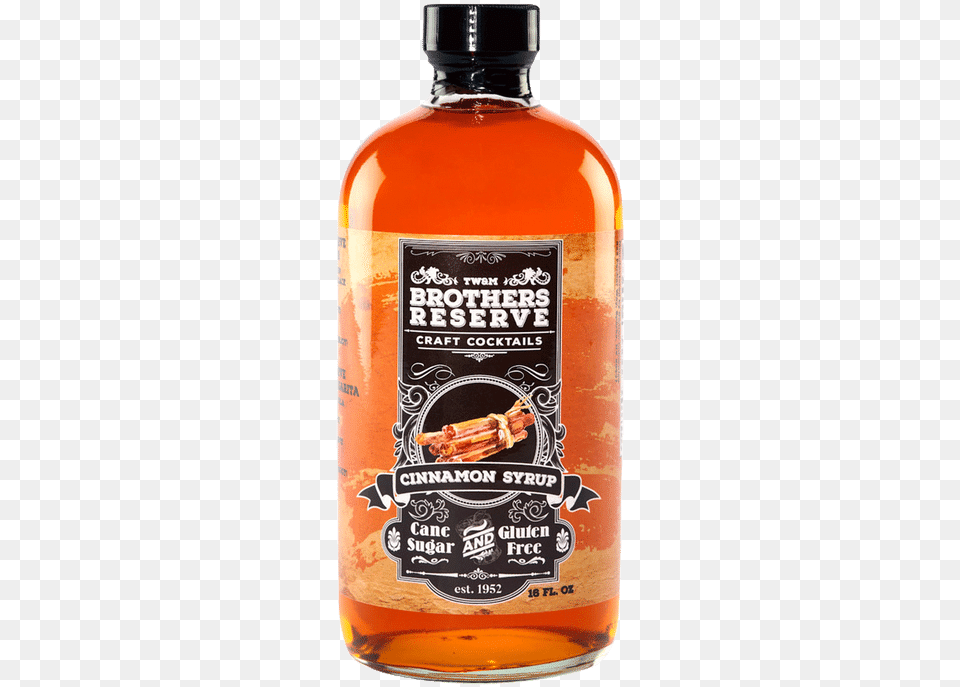 Brother S Reserve Cinnamon Syrup Brothers Reserve, Alcohol, Beverage, Food, Ketchup Free Png