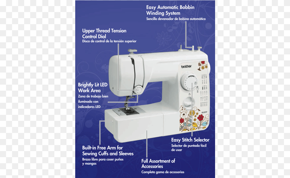 Brother Sewing Machine Bobbins Fascinating Brother Brother Sewing Machine Tension, Device, Electrical Device, Appliance, Sewing Machine Free Png