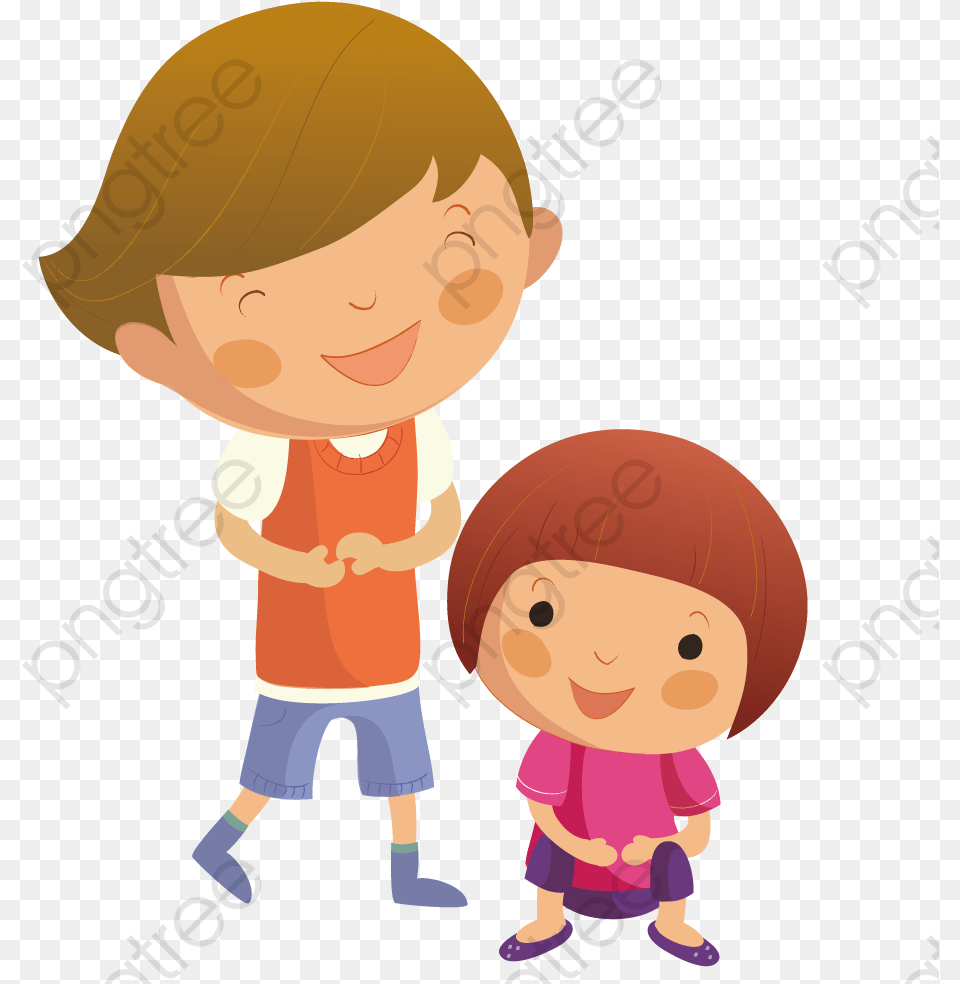 Brother Sister, Photography, Baby, Person, Face Free Png Download