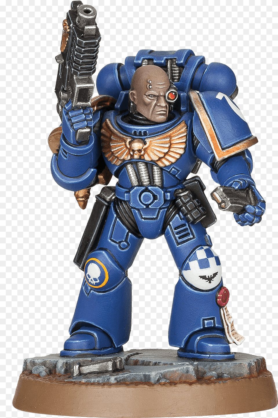 Brother Titus Warhammer Space Marine Heroes, Toy, Face, Head, Person Png Image