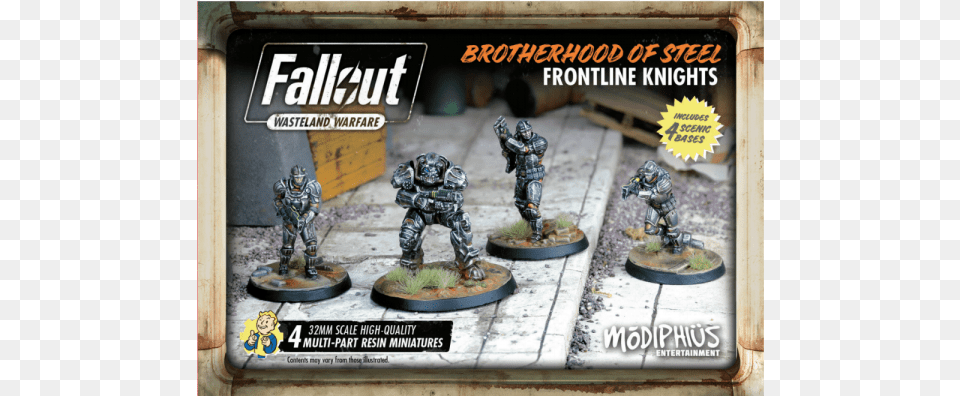 Brotherhood Of Steel Fallout Wasteland Warfare Brotherhood Of Steel, Figurine, Person, Boy, Child Free Png