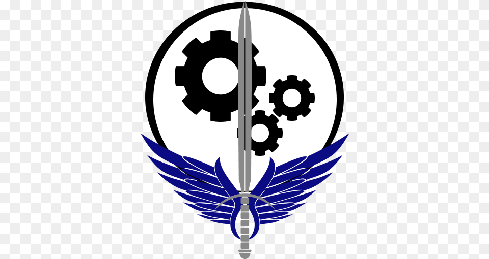 Brotherhood Of Steel Logo In Gta V Engranajes Sin Fondo, Sword, Weapon, Person Free Transparent Png