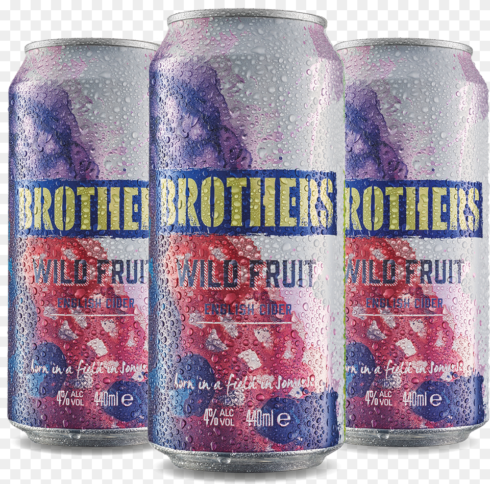 Brothers Wild Fruit Cider Cans V Cola, Can, Tin Free Png Download