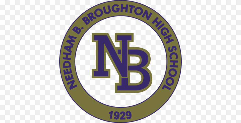Broughton High School Logo Needham Broughton High School Logo, Symbol, Text, Disk, Number Png Image