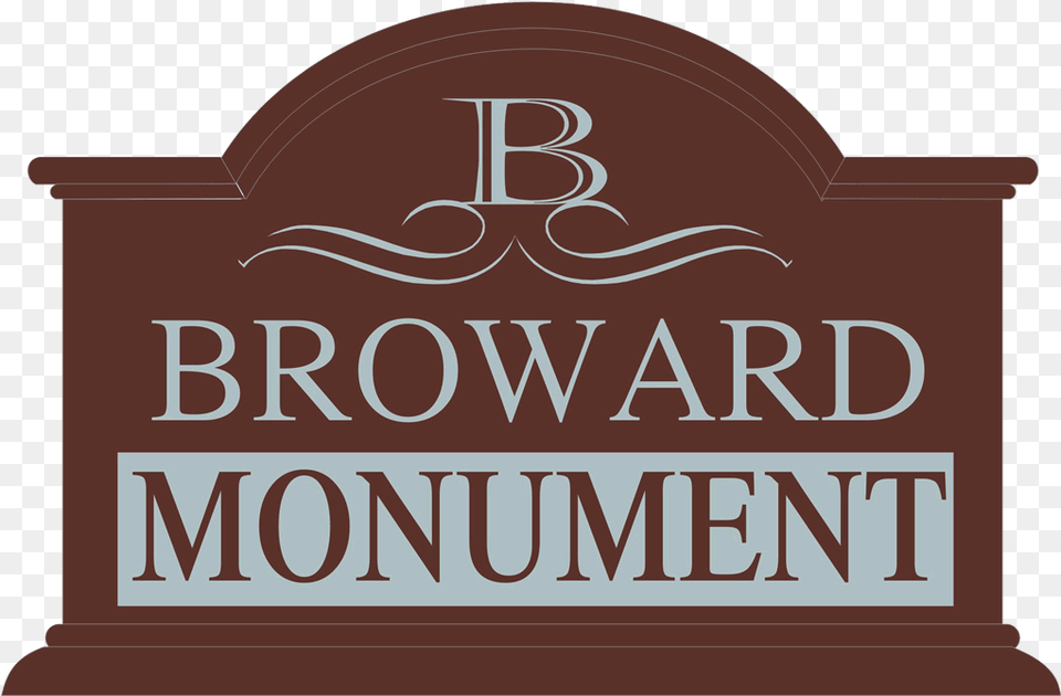 Broward Monument Sign, Tomb, Gravestone, Mailbox Free Transparent Png