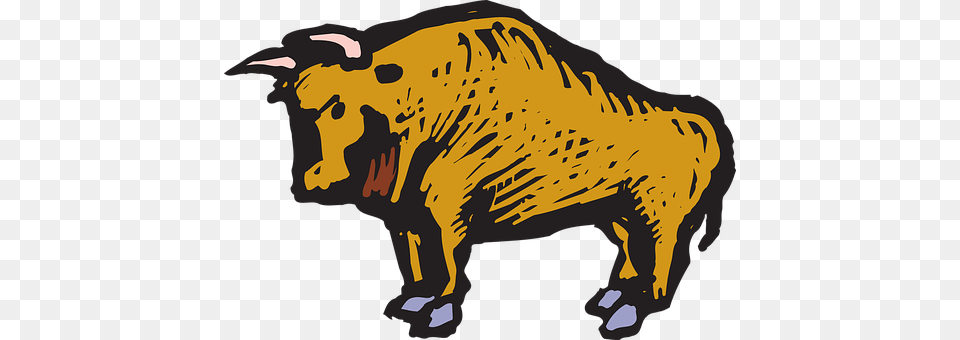 Brown Animal, Buffalo, Mammal, Wildlife Png Image