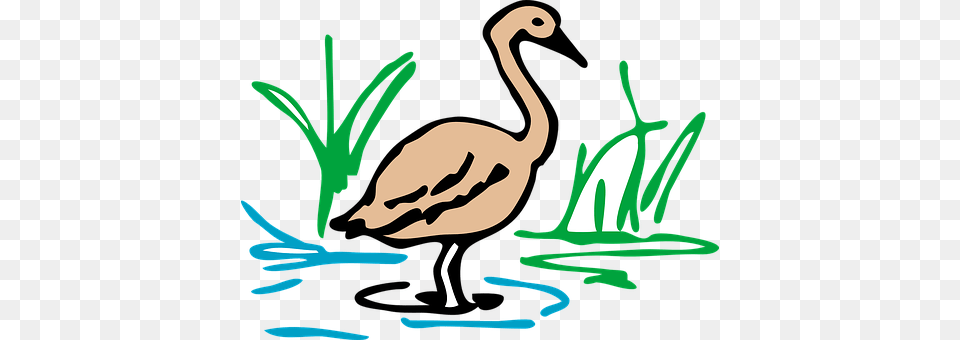 Brown Animal, Bird, Flamingo, Smoke Pipe Png Image