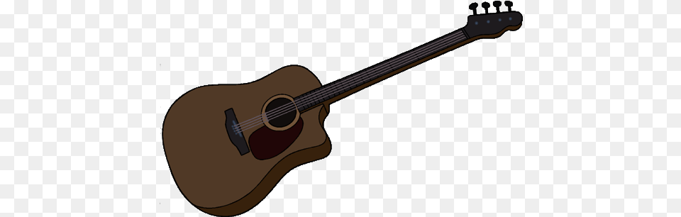 Brown Acoustic Bass Guitar Bass Guitar, Musical Instrument Free Png Download