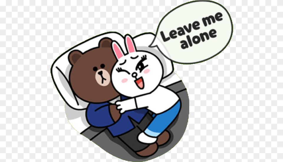 Brown Amp Cony Wallpaper Stickers Gif From Line, Book, Comics, Publication, Baby Free Png Download
