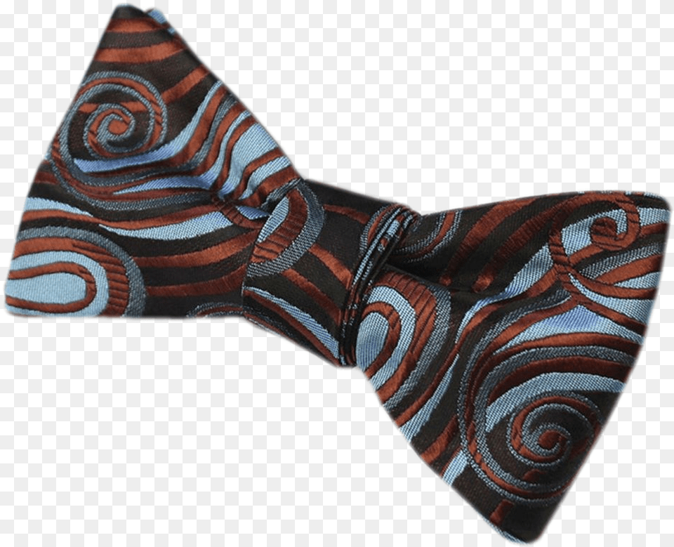 Brown And Blue Paisley Self Tie Paisley, Accessories, Bow Tie, Formal Wear, Clothing Free Png