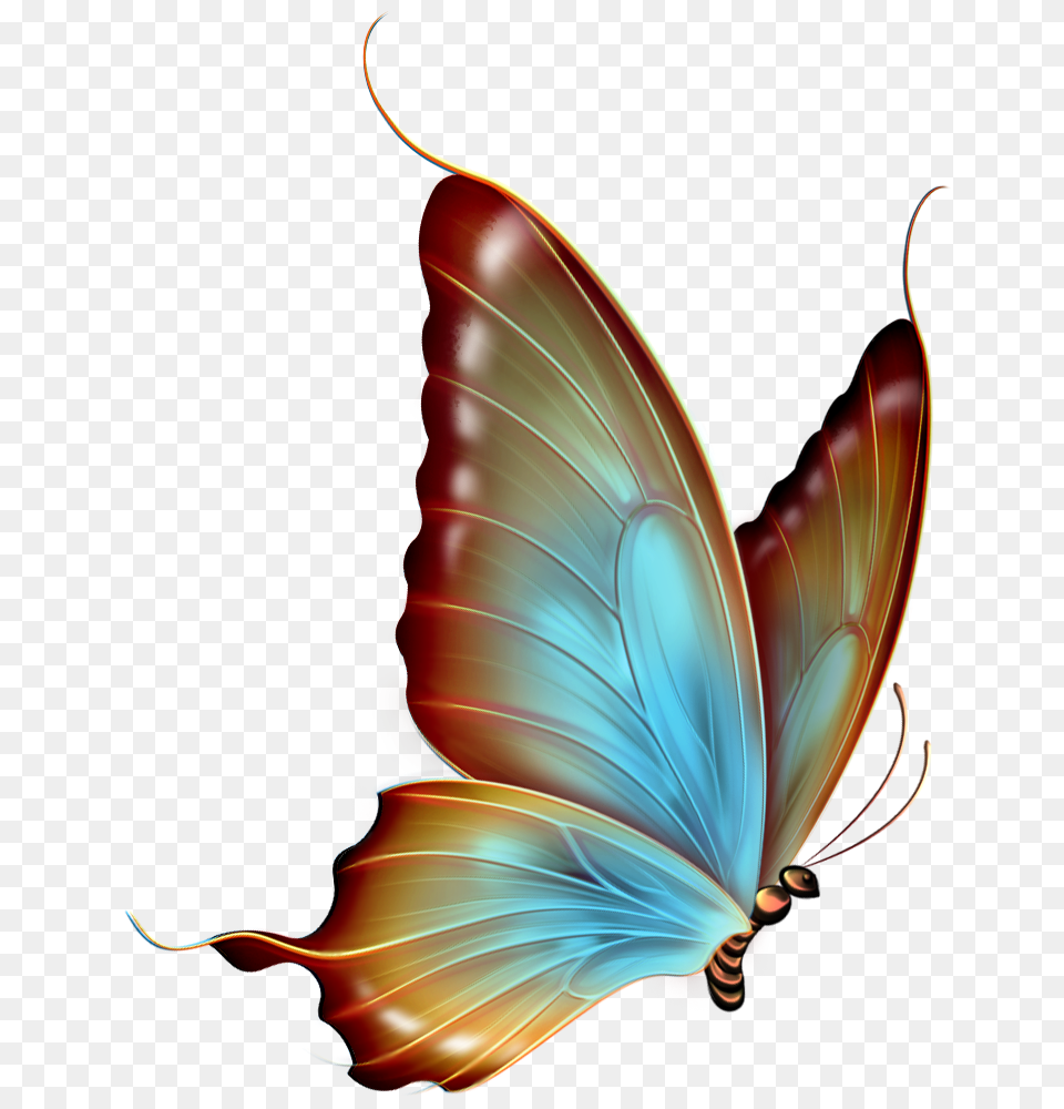 Brown And Blue Transparent Butterfly Clipart Arts, Art, Graphics, Animal, Insect Png Image