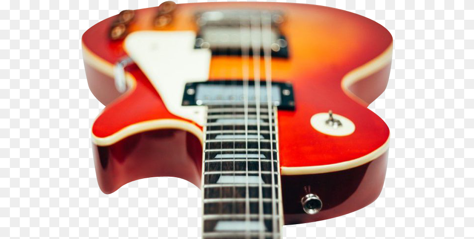 Brown And Orange Electric Guitar Brown Guitar Background, Musical Instrument Free Transparent Png